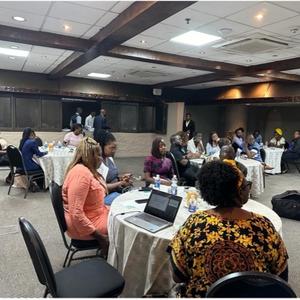 Media delegates at the media engagement meeting