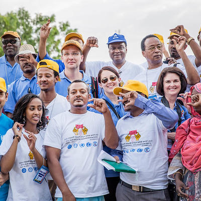 Ethiopia UNICEF team