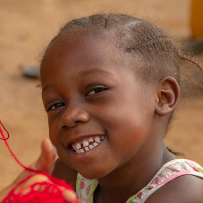 Girl smiling