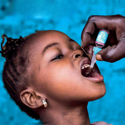polio vaccination - drops
