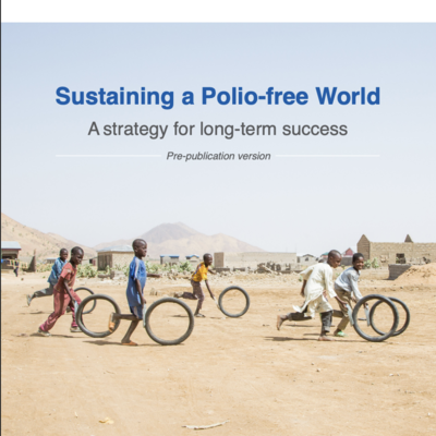 Sustaining a Polio-free World strategy cover