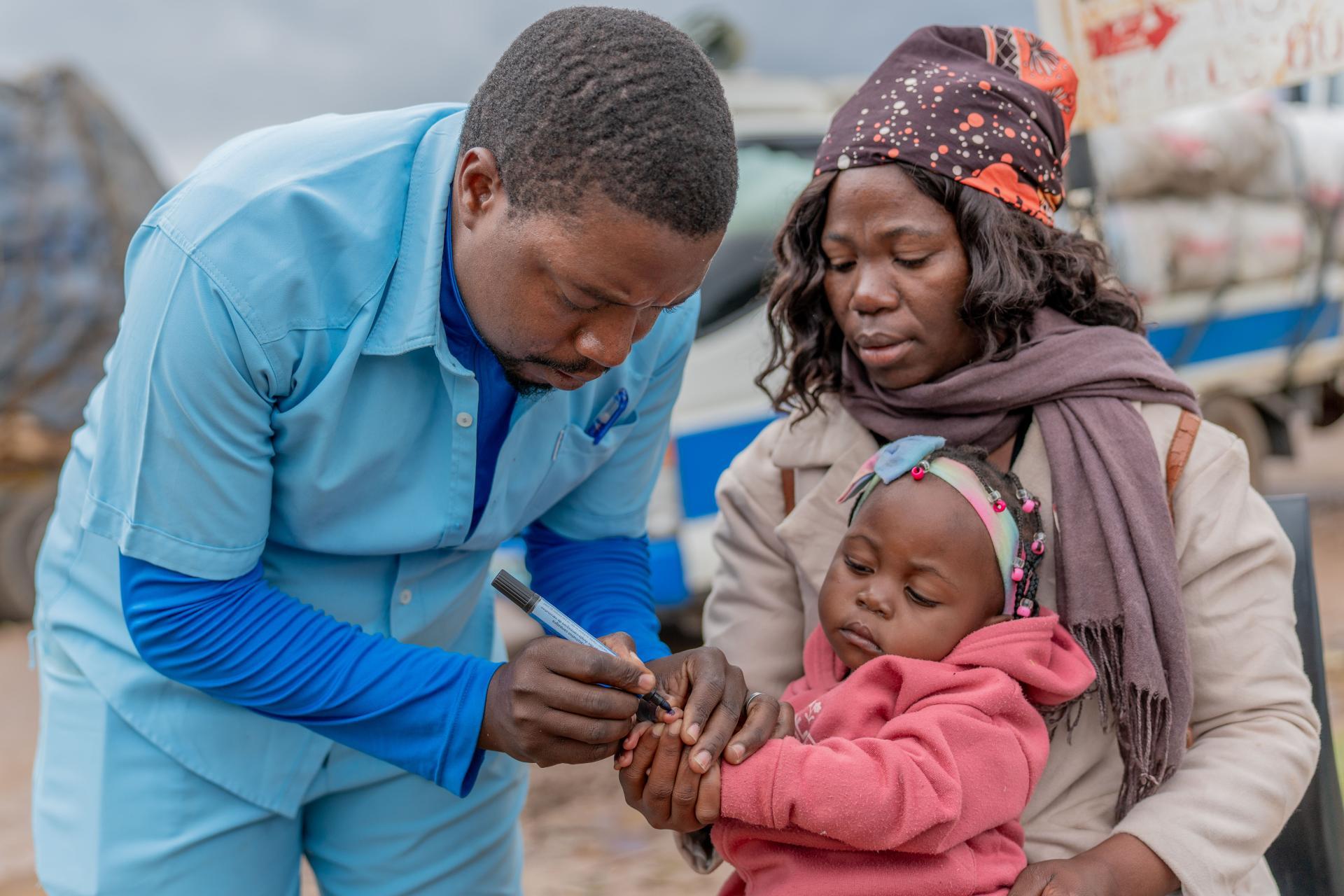Polio vaccination in Malawi